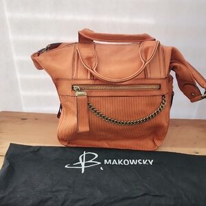 B. Makowsky Women's Orange Handbag